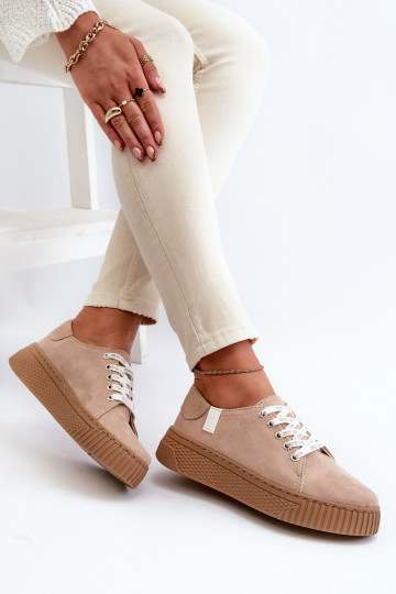 Dámské tenisky MEMORY FOAM SYSTEM BIG STAR NN276002 Hnědobéžové 2