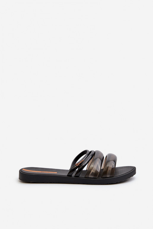 Dámské ploché gumové žabky 26727 Ipanema Puffer Tiras Fem Černé Dámské ploché gumové žabky 26727 Ipanema Puffer Tiras Fem Černé