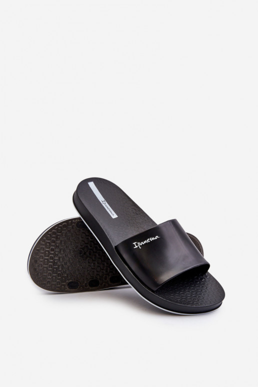 Pánské gumové žabky 82832 Ipanema Slide Unisex Černé Pánské gumové žabky 82832 Ipanema Slide Unisex Černé