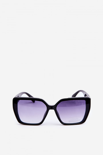 Dámské sluneční brýle s ozdobným prvkem UV400 Černé 2