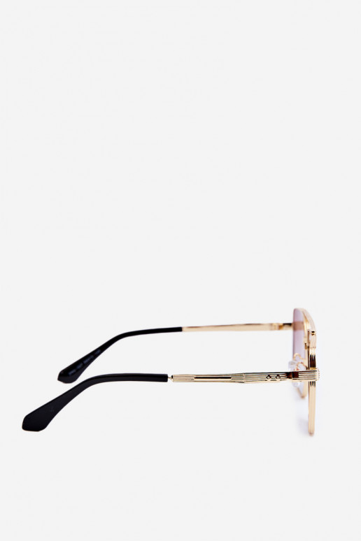 Dámské sluneční brýle UV400 Zlatohnědé