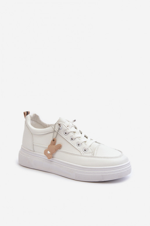 Tenisky Dámské Sportovní Na Platformě S Ozdobou Bílý VINCEZA 13613 Tenisky Dámské Sportovní Na Platformě S Ozdobou Bílý VINCEZA 13613