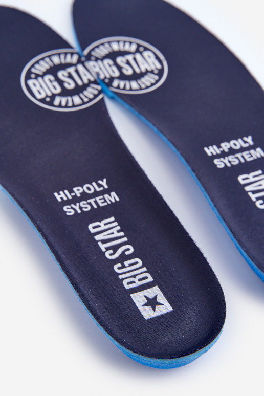 Vložky Do Obuví BIG STAR Memory Foam System 2 Páry Černé