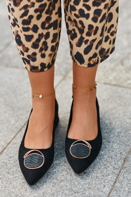 Loděnky S Nízkým Podpatkem Z Ekologického Semiše S.Barski KV27-037 Černé Loděnky S Nízkým Podpatkem Z Ekologického Semiše S.Barski KV27-037 Černé