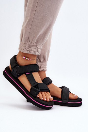 Dámské sandály na platformě Lee Cooper LCW-24-05-2751L Černé 2