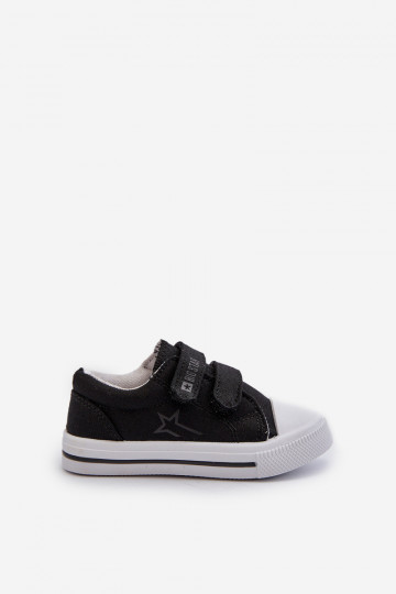 Dětské Tenisky Na Suchý Zip Big Star NN374111 Černé 2
