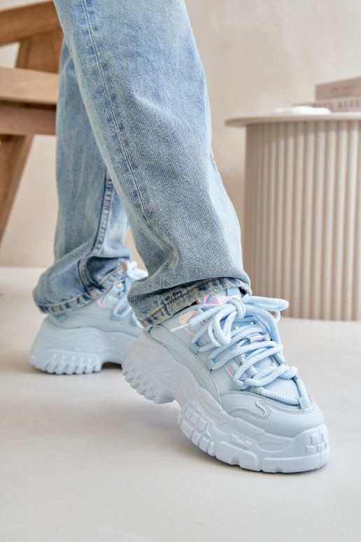 Dámské tenisky na masivní podrážce modré Nevela Dámské tenisky na masivní podrážce modré Nevela