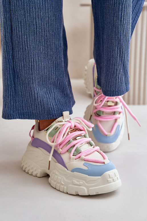 Dámské tenisky na masivní podrážce multikolor Nevela Dámské tenisky na masivní podrážce multikolor Nevela