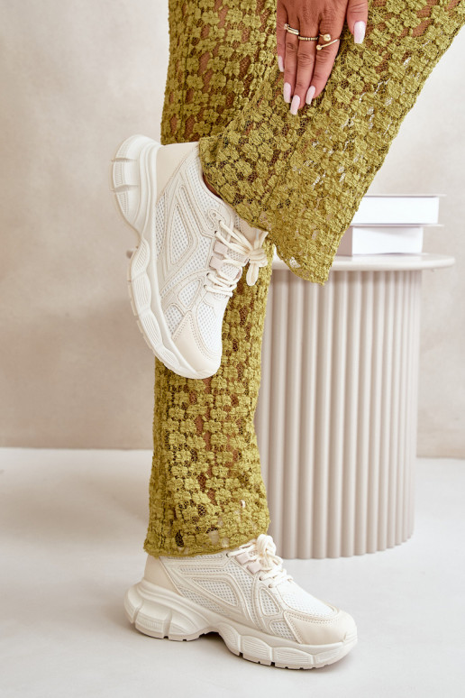 Dámské Sportovní Tenisky Béžové Timoci Dámské Sportovní Tenisky Béžové Timoci