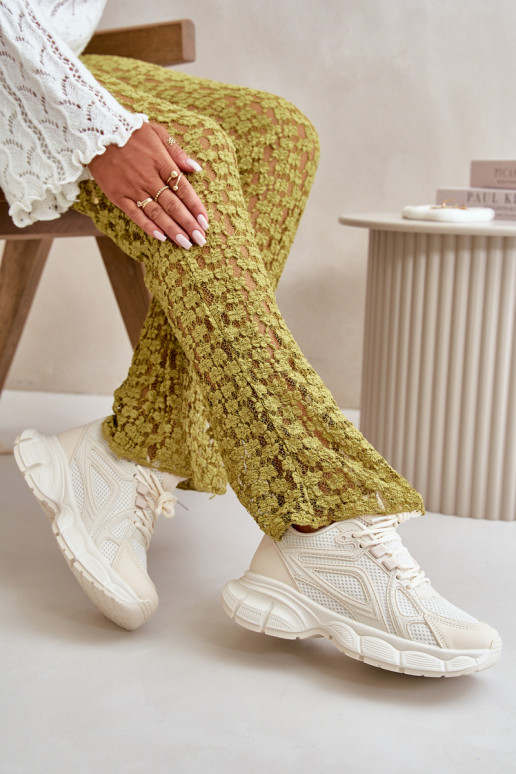 Dámské Sportovní Tenisky Béžové Timoci Dámské Sportovní Tenisky Béžové Timoci