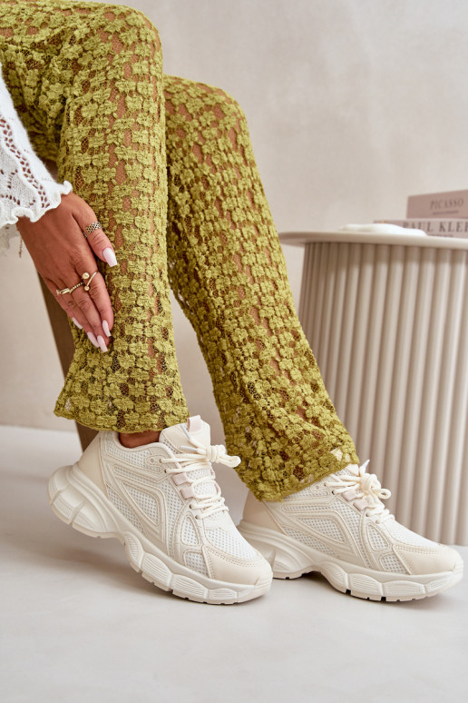 Dámské Sportovní Tenisky Béžové Timoci Dámské Sportovní Tenisky Béžové Timoci