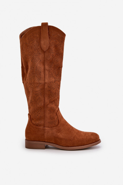 Dámské Kozačky Prodyšné Camel S.Barski HY42-132 Dámské Kozačky Prodyšné Camel S.Barski HY42-132