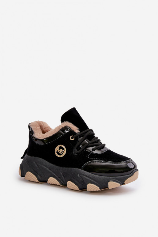 Dámské Sportovní Boty Na Šněrování Zateplené Na Platformě Černé Verioras Dámské Sportovní Boty Na Šněrování Zateplené Na Platformě Černé Verioras