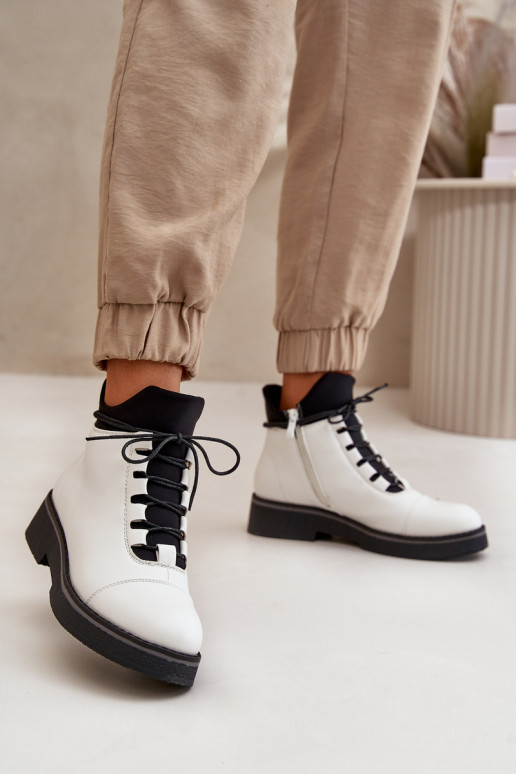 Nízké dámské boty z ekologické kůže béžové Erisabelle Nízké dámské boty z ekologické kůže béžové Erisabelle