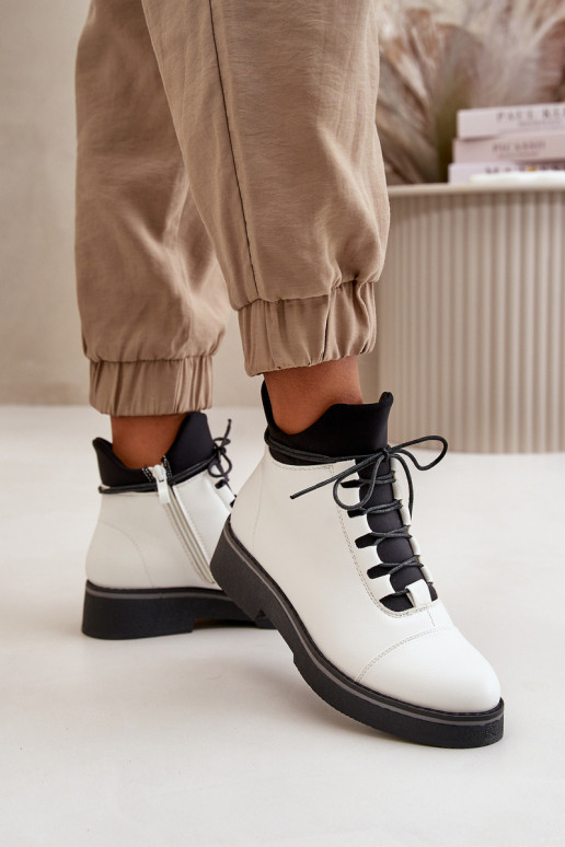 Nízké dámské boty z ekologické kůže béžové Erisabelle Nízké dámské boty z ekologické kůže béžové Erisabelle