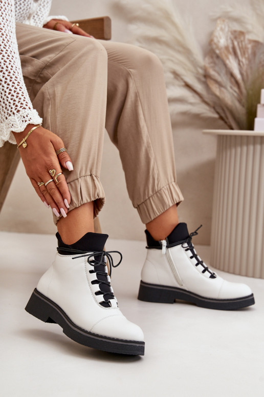 Nízké dámské boty z ekologické kůže béžové Erisabelle Nízké dámské boty z ekologické kůže béžové Erisabelle