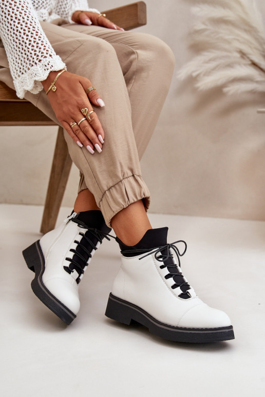 Nízké dámské boty z ekologické kůže béžové Erisabelle Nízké dámské boty z ekologické kůže béžové Erisabelle