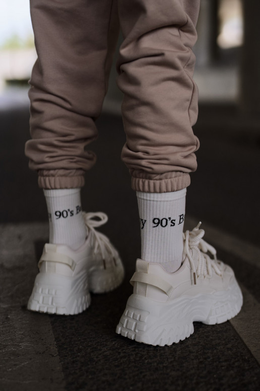 Dámské tenisky na masivní podešvi světle béžové Nevela Dámské tenisky na masivní podešvi světle béžové Nevela