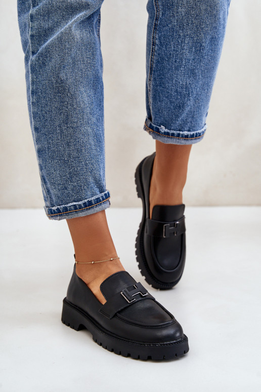 Dámské Mokasíny Eko Kůže Vinceza 62187 Černé Dámské Mokasíny Eko Kůže Vinceza 62187 Černé