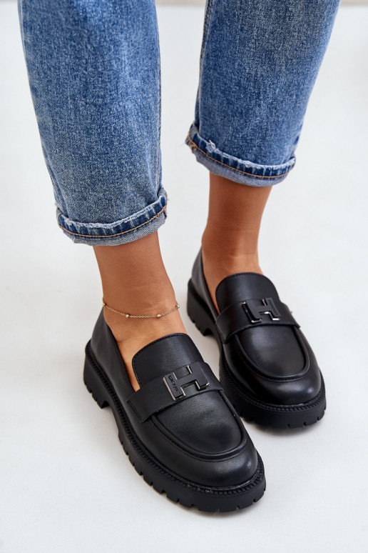 Dámské Mokasíny Eko Kůže Vinceza 62187 Černé Dámské Mokasíny Eko Kůže Vinceza 62187 Černé