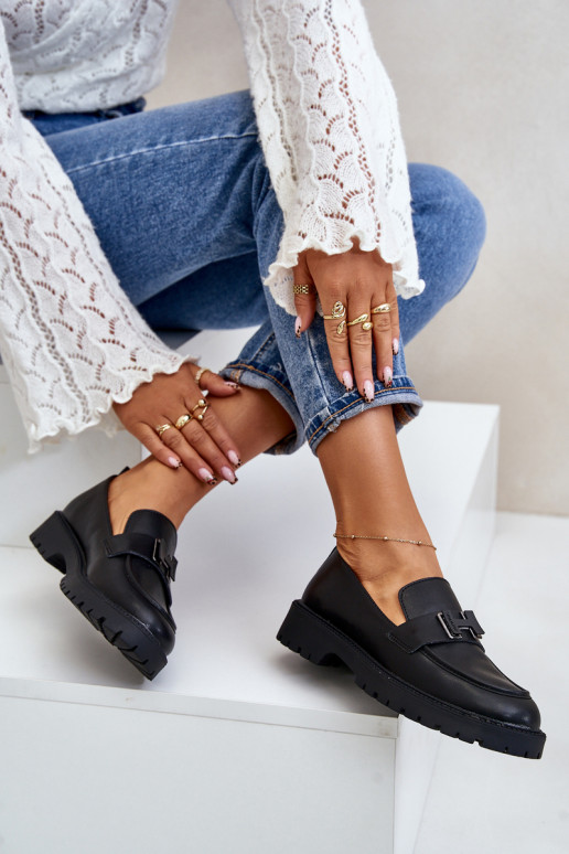 Dámské Mokasíny Eko Kůže Vinceza 62187 Černé Dámské Mokasíny Eko Kůže Vinceza 62187 Černé