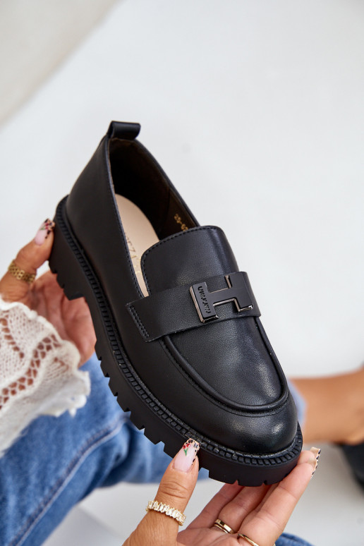 Dámské Mokasíny Eko Kůže Vinceza 62187 Černé Dámské Mokasíny Eko Kůže Vinceza 62187 Černé