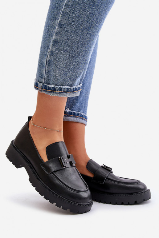 Dámské Mokasíny Eko Kůže Vinceza 62187 Černé Dámské Mokasíny Eko Kůže Vinceza 62187 Černé