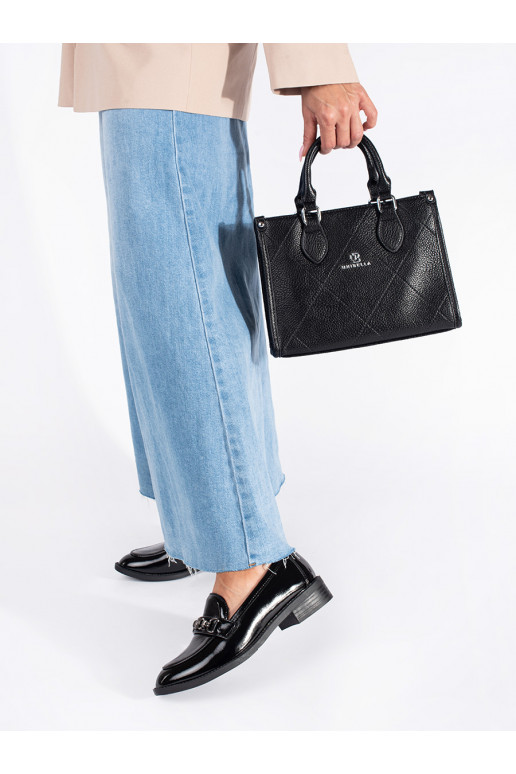 Lakované černé mokasíny dámské