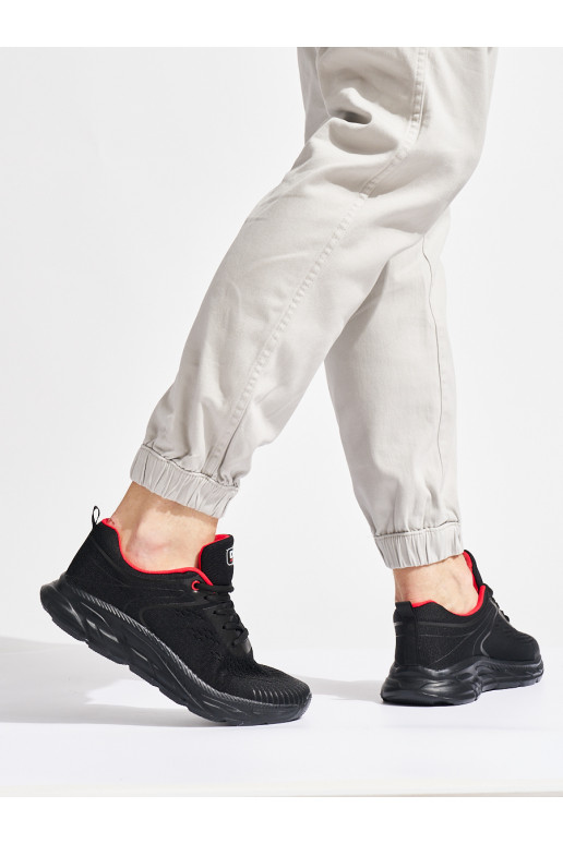 Pánské černé sportovní boty