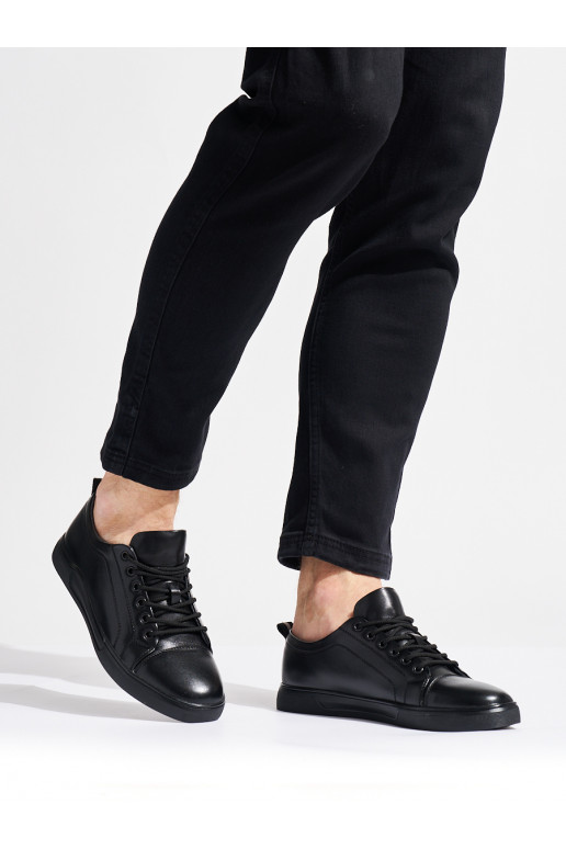 Pánské černé polobotky sportovní