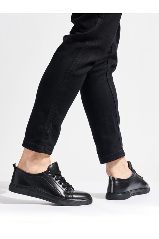 Pánské černé polobotky sportovní