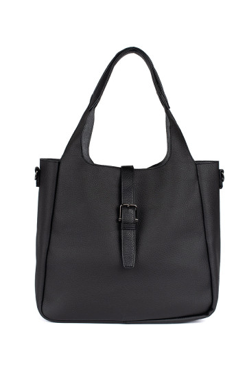 Černá dámská kabelka shopper 2