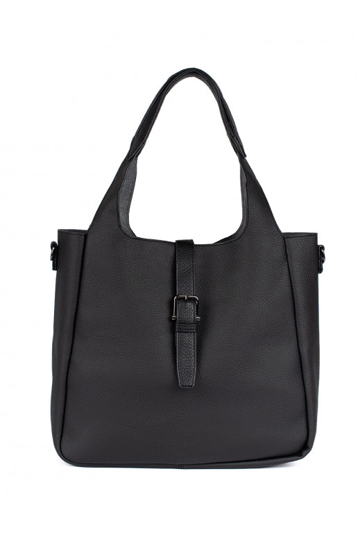 Černá dámská kabelka shopper