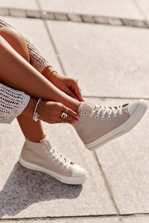 Dámské Tenisky Zateplené Z Eko Kůže Růžové Big Star OO274933 Dámské Tenisky Zateplené Z Eko Kůže Růžové Big Star OO274933