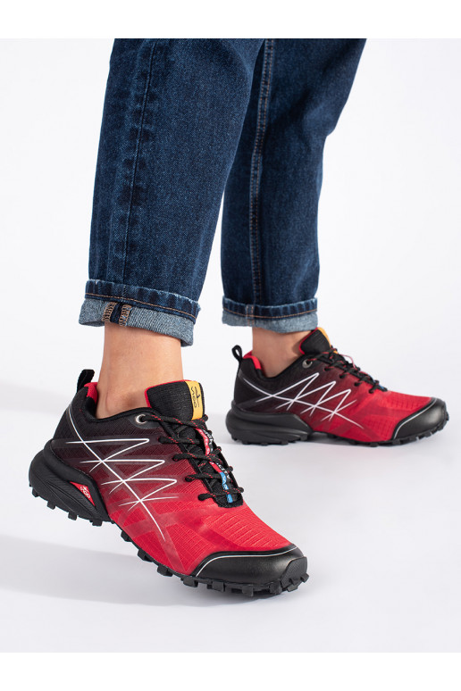 Červené dámské trekové boty VICO