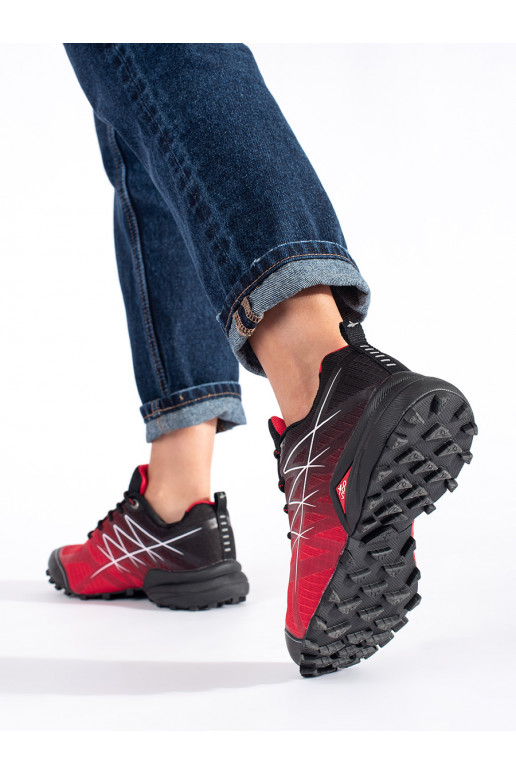 Červené dámské trekové boty VICO
