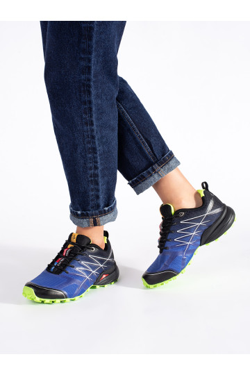 Modré dámské trekové boty VICO 2