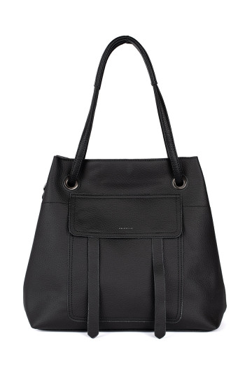 Černá kabelka shopper 2