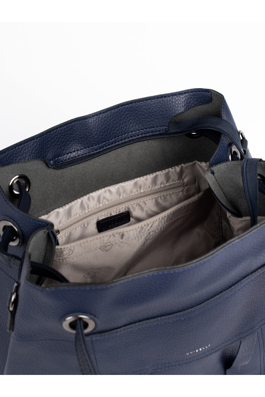 Tmavě modrá kabelka shopper