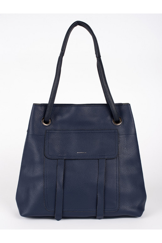 Tmavě modrá kabelka shopper