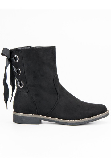 Klasické kotníkové boty se stužkou 2