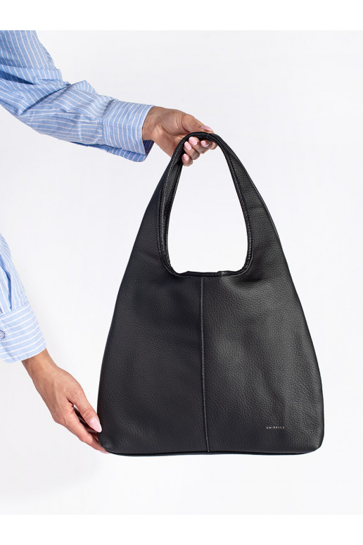 Černá dámská kabelka shopper