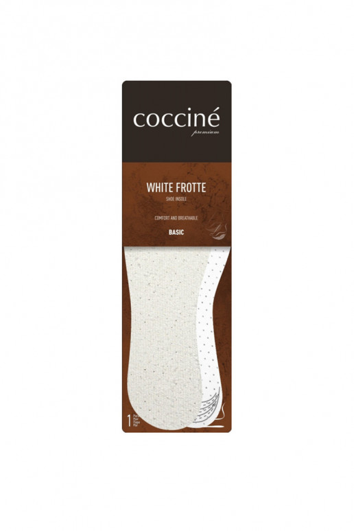 Vložky Coccine froté z bílé bavlny na latexu 34-41 Vložky Coccine froté z bílé bavlny na latexu 34-41
