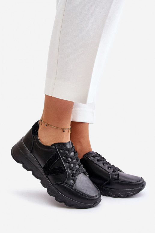 Dámské Kožené Sportovní Boty Vinceza 7918 Černé Dámské Kožené Sportovní Boty Vinceza 7918 Černé