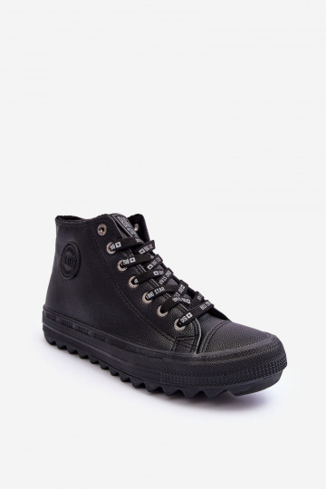 Dámské Tenisky Big Star Vysoké Zateplené Černé EE274110 2