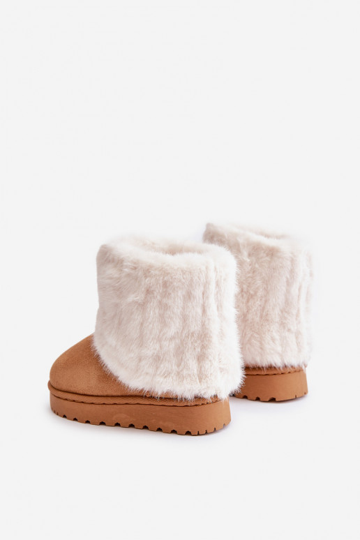 Dětské Sněhule S Kožíškem Camel Crisie Dětské Sněhule S Kožíškem Camel Crisie