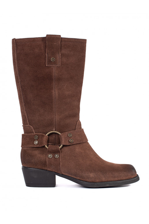 Hnědé dámské kovbojky Sergio Leone