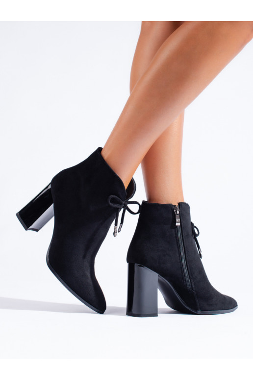 Dámské kotníkové boty na vysokém podpatku