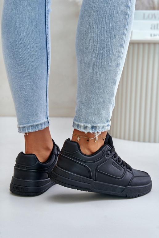 Dámské Tenisky Big Star OO274A551 Hi-Poly System Černé Dámské Tenisky Big Star OO274A551 Hi-Poly System Černé