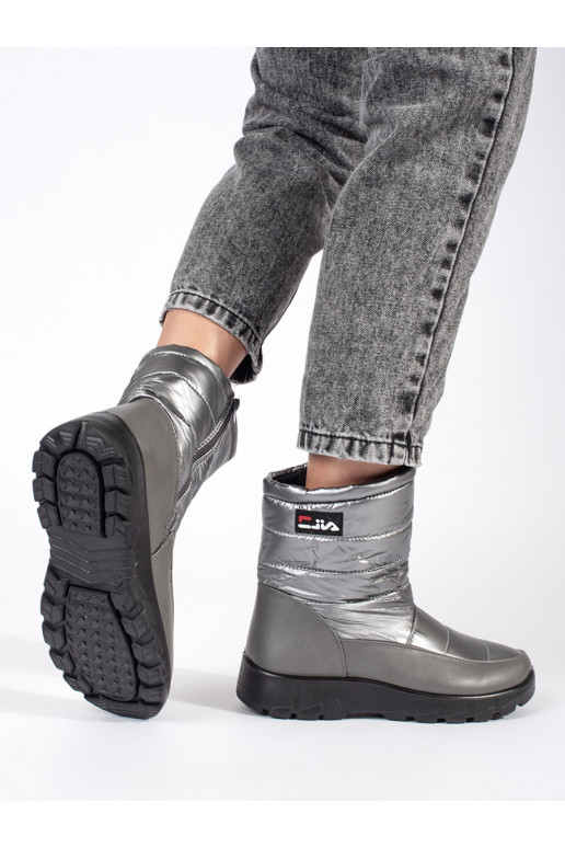 Šedé dámské sněhule